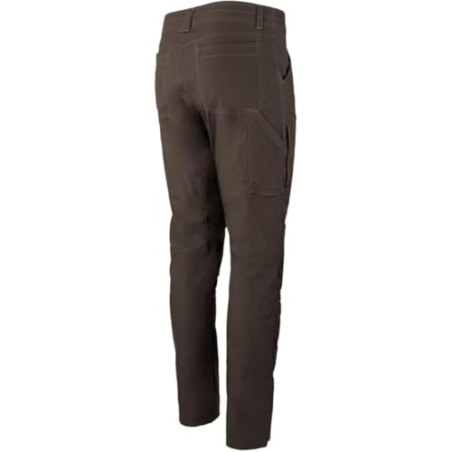 Rise Men's Technical Outdoor Hiking Cargo Pants Water Resistant Lightweight Cotton Nylon Work Pants for Men 8 Pockets