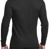 31-4hKEWRpL.jpg Men's Long Sleeve Thermal Underwear Tops, Midweight Waffle Shirt, Winter Cold Weather Thermal Shirts