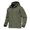 311y5VvNypL.jpg Men's Tactical Jacket 7 Pockets Performance Fleece Lined Water Resistant Ski Snow Soft Shell Winter Coats