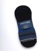 Mens No Show Socks - 2 Pack Breathable Cotton Invisible Liner Low Cut Socks for Men with Heel Grip (Sizes: 7-12)