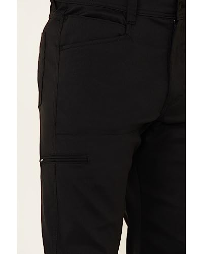 314-FzF1i-L.jpg by Wrangler Men's Synthetic Utility Pant, Caviar, 30W x 34L