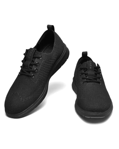 Men's Dress Oxfords Casual Walking Shoes Lightweight Mesh Business Work Sneakers Tennis Footwear