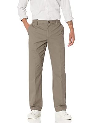 Men's Classic-Fit Wrinkle-Resistant Flat-Front Chino Pant (Available in Big & Tall)