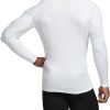 Men's Thermal Long Sleeve Compression Shirts, Mock/Turtleneck Winter Sports Running Base Layer Top
