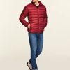 Men's Lightweight Packable Accent Puffer Jacket, Water-Resistant Winter Jackets