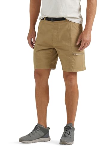 by Wrangler Men's Relaxed Fit Belted Canyon Cliff Shorts