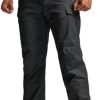 31H6YHBLsEL.jpg Men's Flex Stretch Tactical Pants, Water Resistant Ripstop Cargo Pants, Lightweight EDC Outdoor Work Hiking Pants