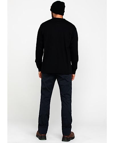 31JeLWIDYYL.jpg by Wrangler Men's Synthetic Utility Pant, Caviar, 30W x 34L
