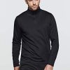 Men's Quarter Zip Thermal Pullover Shirts, Winter Fleece Lined Lightweight Running Sweatshirt