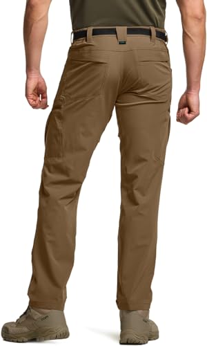 31KiKbGTdfL.jpg Men's Quick Dry Tactical Pants, Water Resistant Outdoor Pants, Lightweight Stretch Cargo Work Hiking Pants