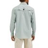by Wrangler Men's Western Drover Button-Down Shirt, Iceberg Green