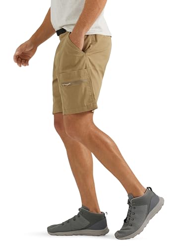 by Wrangler Men's Relaxed Fit Belted Canyon Cliff Shorts