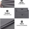 Men's Stretch Convertible Pants Zip-Off Lightweight Quick-Dry Hiking Fishing Travel Pants