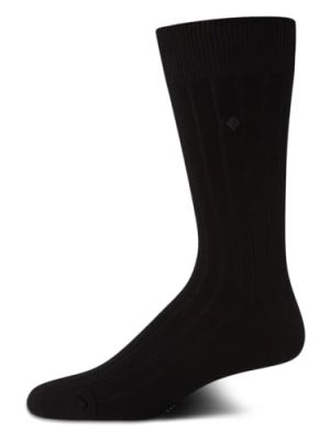 Mens Dress Socks - Breathable Comfort Stretch Crew-Length Work Socks for Men for Business Formal Wear (Sizes: 7-12)