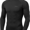 31dMR7CIzL.jpg Men's UPF 50+ Mock Long Sleeve Compression Shirts, Athletic Workout Shirt, Base Layer for Water Sports