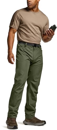 31hsEmdkhiL.jpg Men's Quick Dry Tactical Pants, Water Resistant Outdoor Pants, Lightweight Stretch Cargo Work Hiking Pants