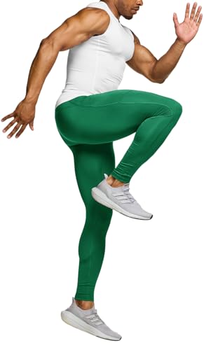 Men's Compression Pants, Cool Dry Athletic Workout Running Leggings Tights with Pockets