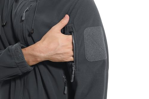 Men's Fleece Jackets Tactical Military Hunting Winter Windproof Warm Hoodie Coat Jacket