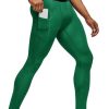 Men's Compression Pants, Cool Dry Athletic Workout Running Leggings Tights with Pockets