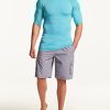 31n28dkptbL.jpg Men's Rash Guard Swim Shirts, UPF 50+ Quick Dry Mid/Short Sleeve Swimming Shirt, UV/SPF Water Surf Shirts