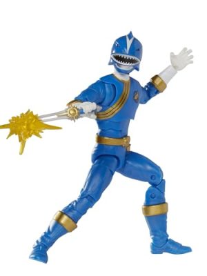 Lightning Collection Wild Force Blue Ranger 6-Inch Premium Collectible Action Figure Toy, Multiple Accessories, Kids 4 and Up