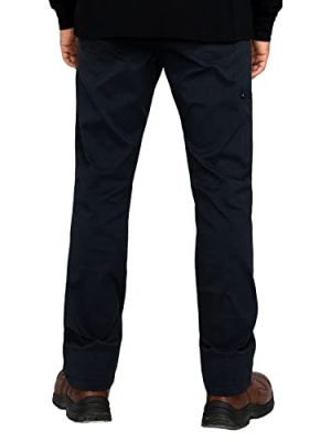 by Wrangler Men's Synthetic Utility Pant, Caviar, 30W x 34L