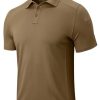 31snZkdG0zL.jpg Men's Polo Shirts Quick Dry Performance Tactical Shirt Collared Golf Shirts Short Sleeve Casual Work Polos