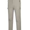 Men's Lightweight Fishing Pants with Belt 5 Zip Pockets Waterproof Quick-Dry Travel Hiking Outdoor Pants