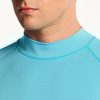 31xmoqa5FpL.jpg Men's Rash Guard Swim Shirts, UPF 50+ Quick Dry Mid/Short Sleeve Swimming Shirt, UV/SPF Water Surf Shirts