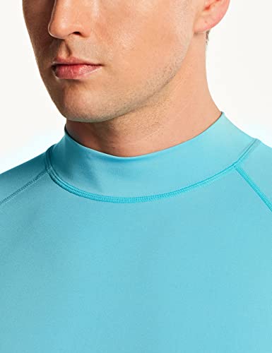 31xmoqa5FpL.jpg Men's Rash Guard Swim Shirts, UPF 50+ Quick Dry Mid/Short Sleeve Swimming Shirt, UV/SPF Water Surf Shirts