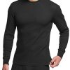 31xoHc0ttML.jpg Men's Long Sleeve Thermal Underwear Tops, Midweight Waffle Shirt, Winter Cold Weather Thermal Shirts