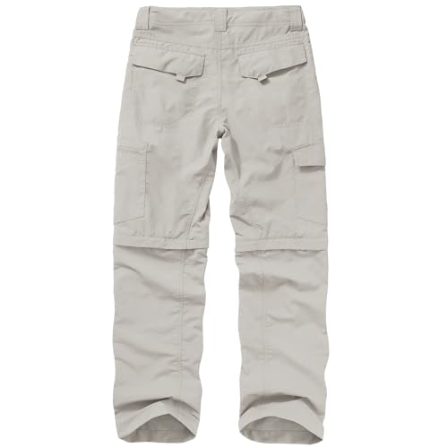 Mens Hiking Pants Convertible Lightweight Quick Dry Zip Off Fishing Safari Camping Travel boy Scout Pants