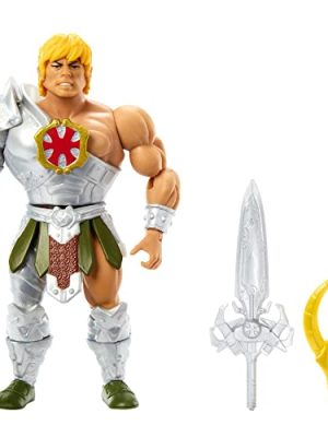 Origins Action Figure & Accessory, Rise of Snake Men Armor He-Man & Mini Comic Book, 5.5 inch