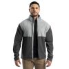 ATG by Wrangler Men's Color Block Micro Fleece Mock Neck Jacket