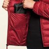 Men's Lightweight Packable Accent Puffer Jacket, Water-Resistant Winter Jackets
