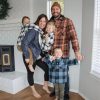 414Dzk4J1kL.jpg Men's Thicken Plaid Hooded Flannel Shirt Jacket with Quilted Lined,Zipper&Snap