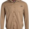 414IF4LyZZL.jpg Men's Button Down Shirt - Breathable Mesh Lined Casual Ripstop Long and Short Sleeve Shirt (Sizes: S-XXL)