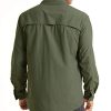 414piEXzdUL.jpg Fishing Shirt for Men, Long Sleeve Shirt Quick Dry Fit, Tactical Shirt Button Up, Work Shirt Lightweight Safari