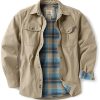 415onorL5LL.jpg Men's Flannel Lined Shirt Jackets, Long Sleeved Rugged Plaid Cotton Brushed Suede Shirt Jacket