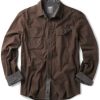 Men's Flannel Button Down Shirts, Soft Cotton Plaid Long Sleeve Tactical Work Shirt, Warm Outdoor Essential with Pocket
