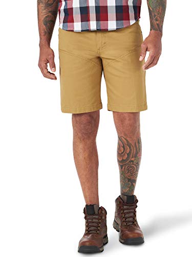by Wrangler Men's Reinforced Utility Shorts, Kelp, 46