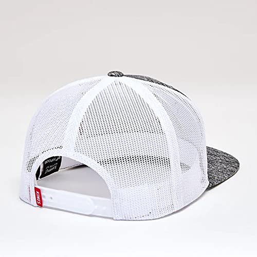 ATG Cap Leather Thick Die-Cut Horns Embroidered Patch Adjustable Snapback One-Size Hat
