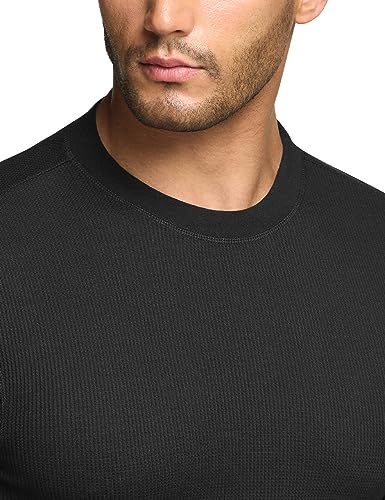 41BslYm5iAL.jpg Men's Long Sleeve Thermal Underwear Tops, Midweight Waffle Shirt, Winter Cold Weather Thermal Shirts