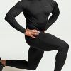 41Cxx3cV5ZL.jpg Men's UPF 50+ Mock Long Sleeve Compression Shirts, Athletic Workout Shirt, Base Layer for Water Sports
