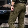 Men's Active Flex Tactical Pants, Water Resistant Lightweight Stretch Cargo Work Hiking Pants
