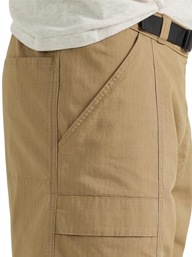 by Wrangler Men's Relaxed Fit Belted Canyon Cliff Shorts