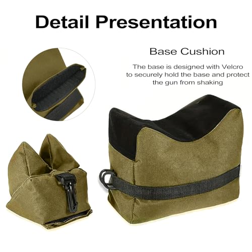 41Gr-749JdL.jpg Shooting Rest Bag, Durable and Waterproof Rest Front & Rear Support Sandbag Stand Holders for Rifle Hunting Photography