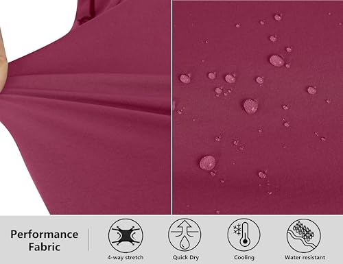 41IzpZw75QL.jpg Men's Stretch Convertible Pants, Zip-Off Quick-Dry Hiking Pants, UV Protection, Lightweight