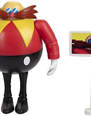 4-Inch Action Figure Classic Eggman with Goal Plate Collectible Toy