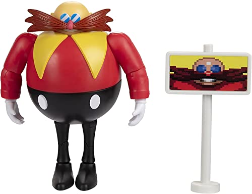 41JE8OSSrfL.jpg 4-Inch Action Figure Classic Eggman with Goal Plate Collectible Toy